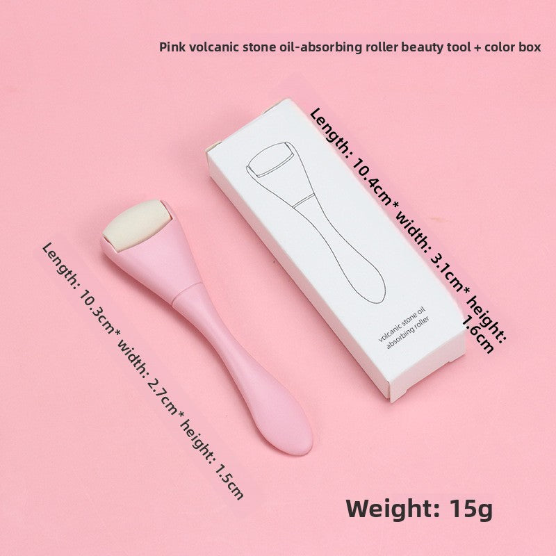 Portable Double Head Volcanic Stone Oil Suction Beauty Stick